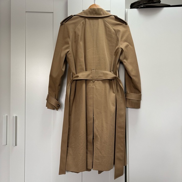 Sezane Scott Camel Trench Coat - Picture 3 of 6